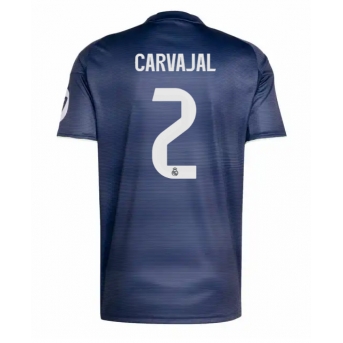 Billige Fotballdrakt Real Madrid Daniel Carvajal #2 Replika Bortedrakt 2025-26 Kortermet